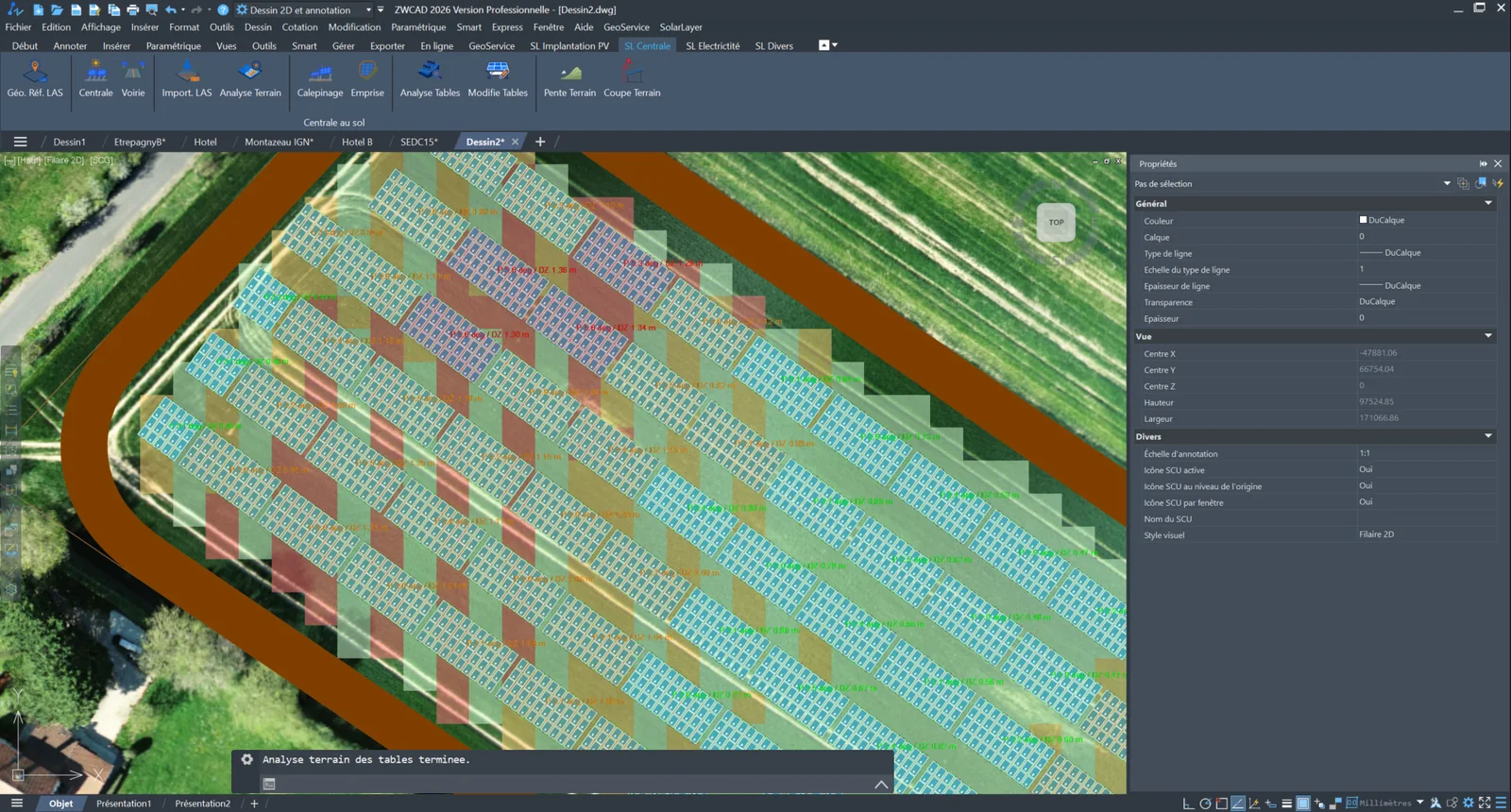Solar Layer ZW — Analyse terrain